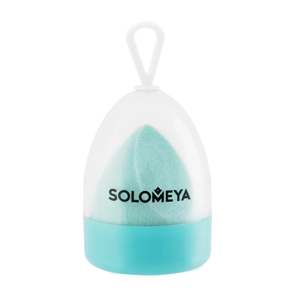 [SOLOMEYA] Спонж для макияжа вельветовый Тиффани Microfiber Velvet Sponge Tiffany, 1 шт