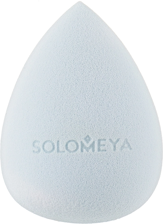[SOLOMEYA] Спонж для макияжа меняющий цвет Синий-Розовый Color Changing blending sponge Blue-pink, 1 шт
