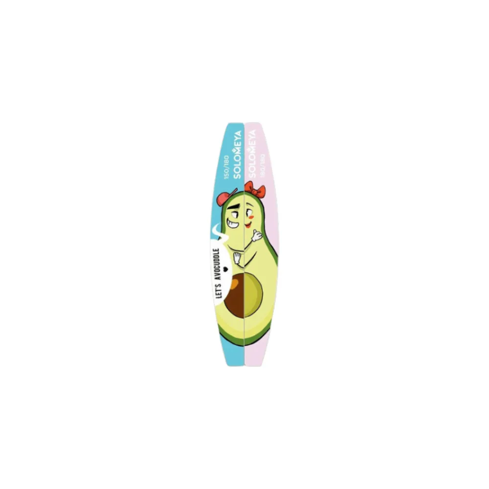 [SOLOMEYA] Пилки для ногтей Let’s avocuddle Nail files, 2 шт 