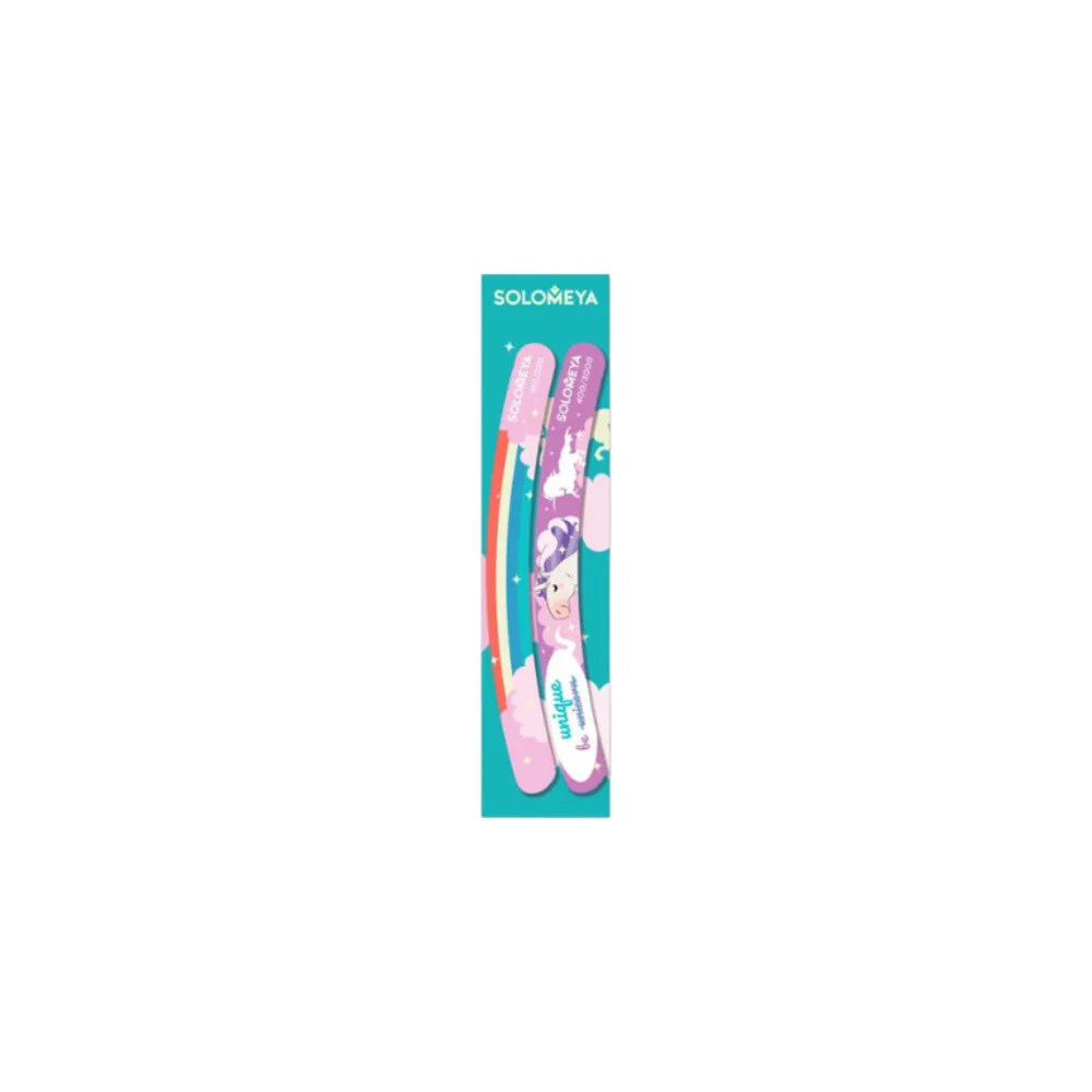 [SOLOMEYA] Пилки для ногтей Be unique Accessory Kit, 2 шт