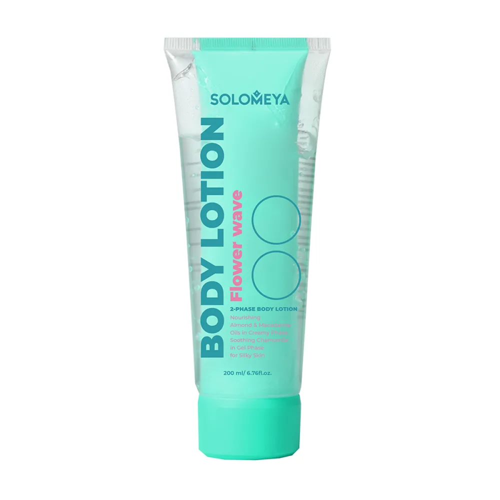 [SOLOMEYA] Лосьон для тела двойной Цветочная волна Dual-phase Body lotion Flower wave 200 мл