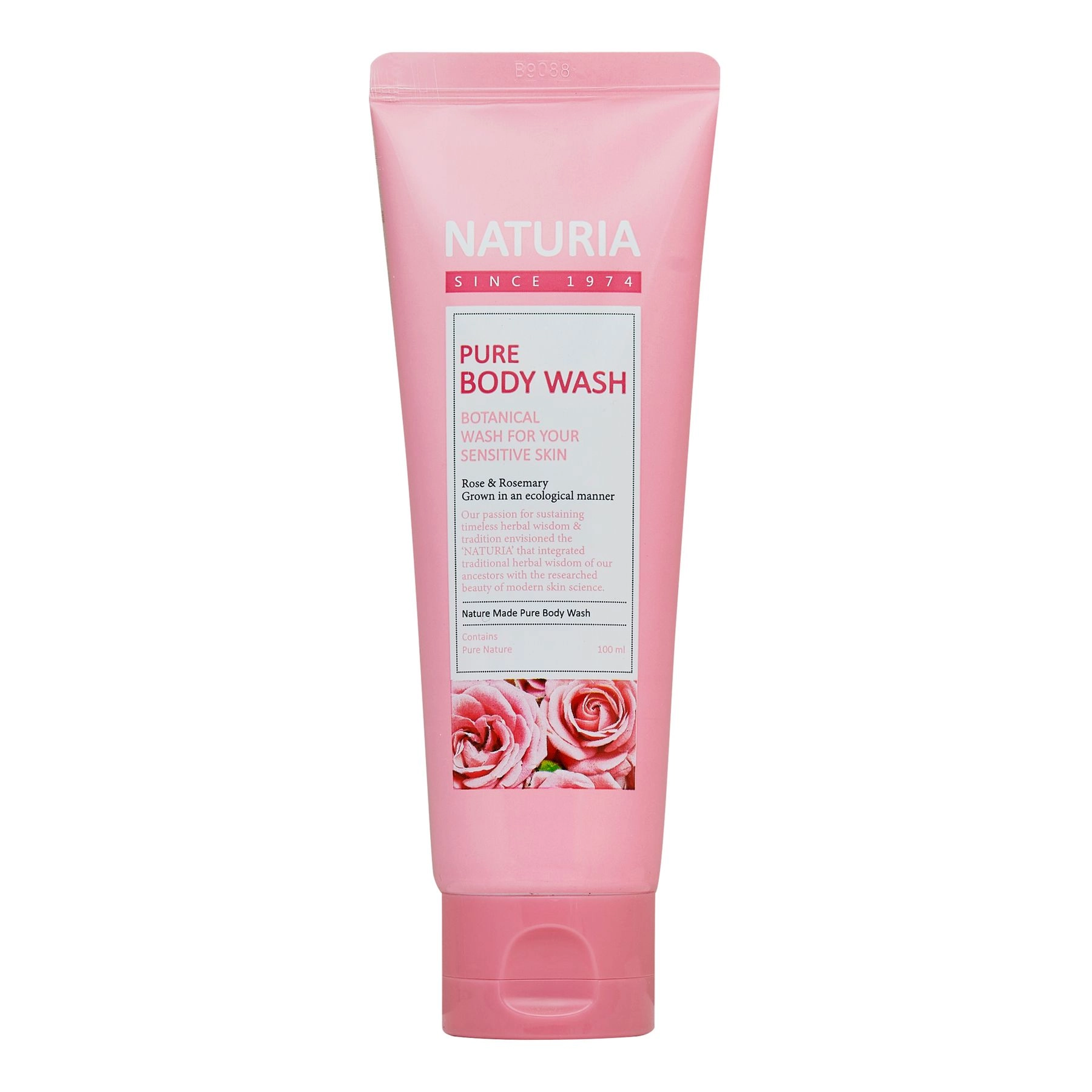 [NATURIA] Гель для душа РОЗА/РОЗМАРИН Pure Body Wash (Rose & Rosemary), 100 мл