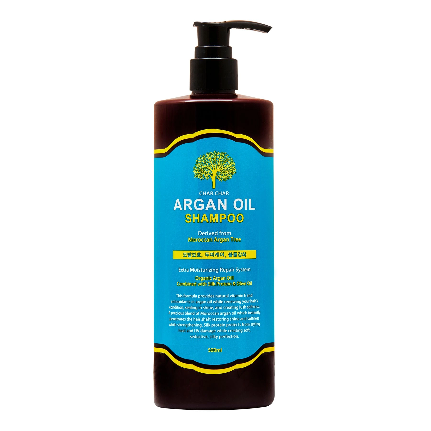 [Char Char] Шампунь для волос АРГАНОВОЕ МАСЛО Argan Oil Shampoo, 500 мл