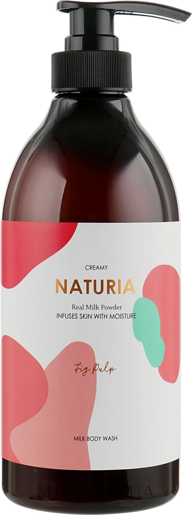 [NATURIA] Гель для душа ИНЖИР Creamy Milk Body Wash - Fig Pulp, 750 мл