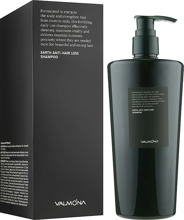 [VALMONA] Шампунь для волос ПРОТИВ ВЫПАДЕНИЯ Earth Anti-Hair Loss Shampoo, 500 мл