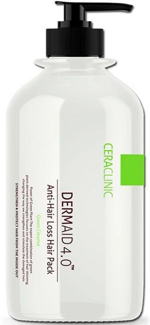 [CERACLINIC] Маска для волос ПРОТИВ ВЫПАДЕНИЯ DERMAID 4.0  Anti Hair Loss Hair Pack Green Cleanse, 1000 мл