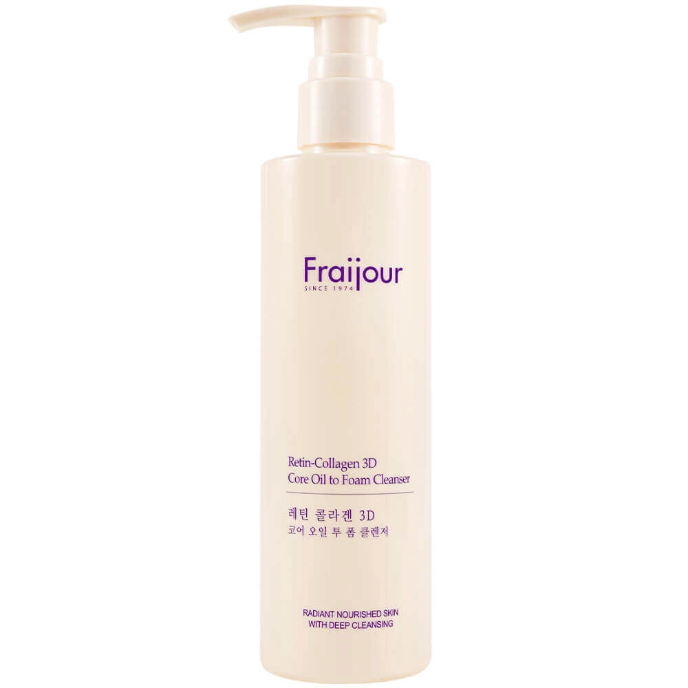 [Fraijour] Гидрофильное масло-пенка для лица КОЛЛАГЕН/РЕТИНОЛ Retin-Collagen 3D Core Oil to Foam Cleanser, 210 мл