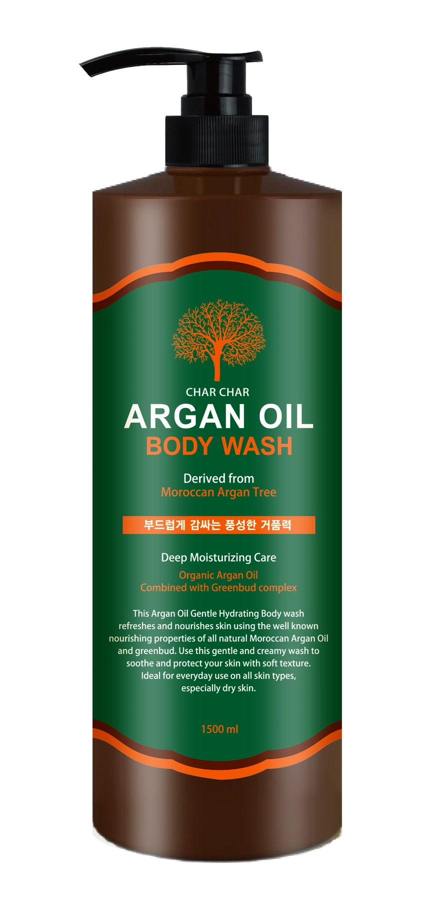 [Char Char] Гель для душа АРГАНОВОЕ МАСЛО Argan Oil Body Wash, 1500 мл