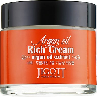 [JIGOTT] Крем для лица МАСЛО АРГАНЫ Argan Rich Cream, 70 мл