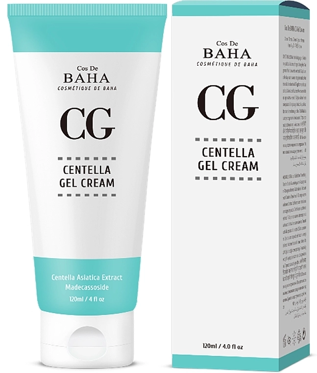 [COS DE BAHA] Крем-гель восстанавливающий с 81% центеллы Centella Gel Cream (CG120), 120 мл