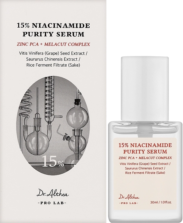 [DR. ALTHEA] Сыворотка для лица НИАЦИНАМИД 15% Niacinamide Purity Serum, 30мл.