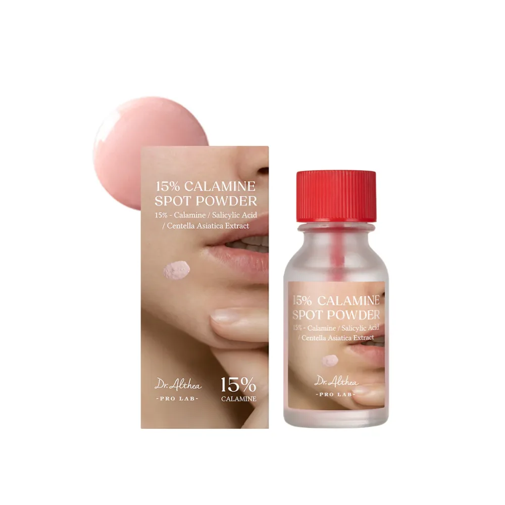 [DR. ALTHEA] Каламиновый точечный порошок, 15% Calamine Spot Powder, 15 мл
