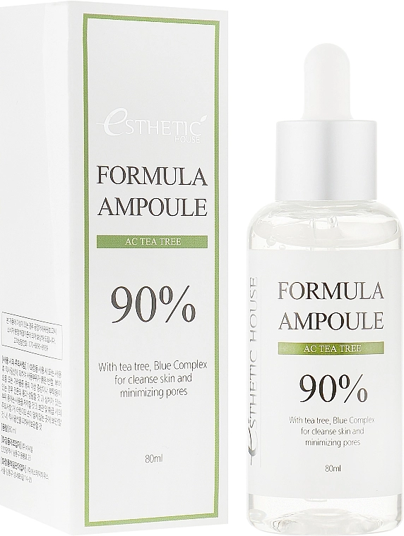 [ESTHETIC HOUSE] Сыворотка для лица ЧАЙНОЕ ДЕРЕВО Formula Ampoule AC Tea Tree, 80 мл БК
