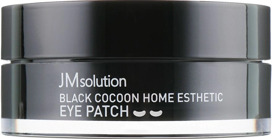 [JMSOLUTION] Гидрогелевые патчи с протеинами шёлка и углём Black Cocoon Home Esthetic Eye Patch, 60 шт (90 гр)