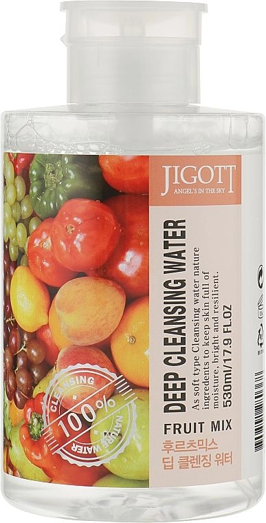 [JIGOTT] Жидкость для снятия макияжа ФРУКТОВЫЙ МИКС FRUIT MIX Deep Cleansing Water,  530 мл