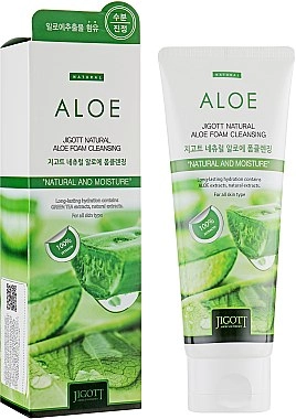 [JIGOTT] Пенка для умывания АЛОЭ JIGOTT Natural ALOE Foam Cleansing, 180 мл