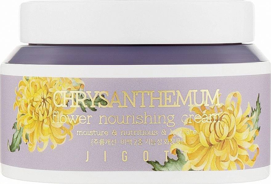 [JIGOTT] Крем для лица ХРИЗАНТЕМА CHRYSANTHEMUM Flower Nourishing Cream, 100 мл