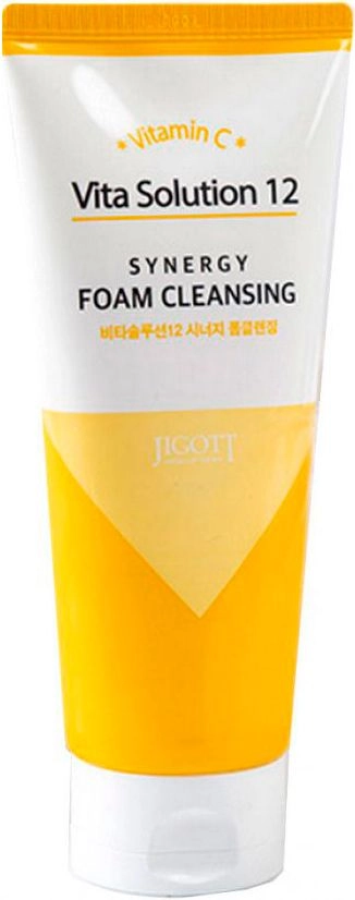 [JIGOTT] Пенка для умывания ЭНЕРГИЯ Vita Solution 12 Synergy Foam Cleansing, 180 мл