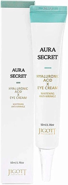 [JIGOTT] Крем для области вокруг глаз ГИАЛУРОН Aura Secret Hyaluronic Acid Eye Cream, 50 мл