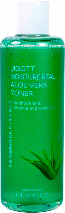 [JIGOTT] Тонер для лица АЛОЕ Moisture Real Aloe Vera Toner, 300 мл