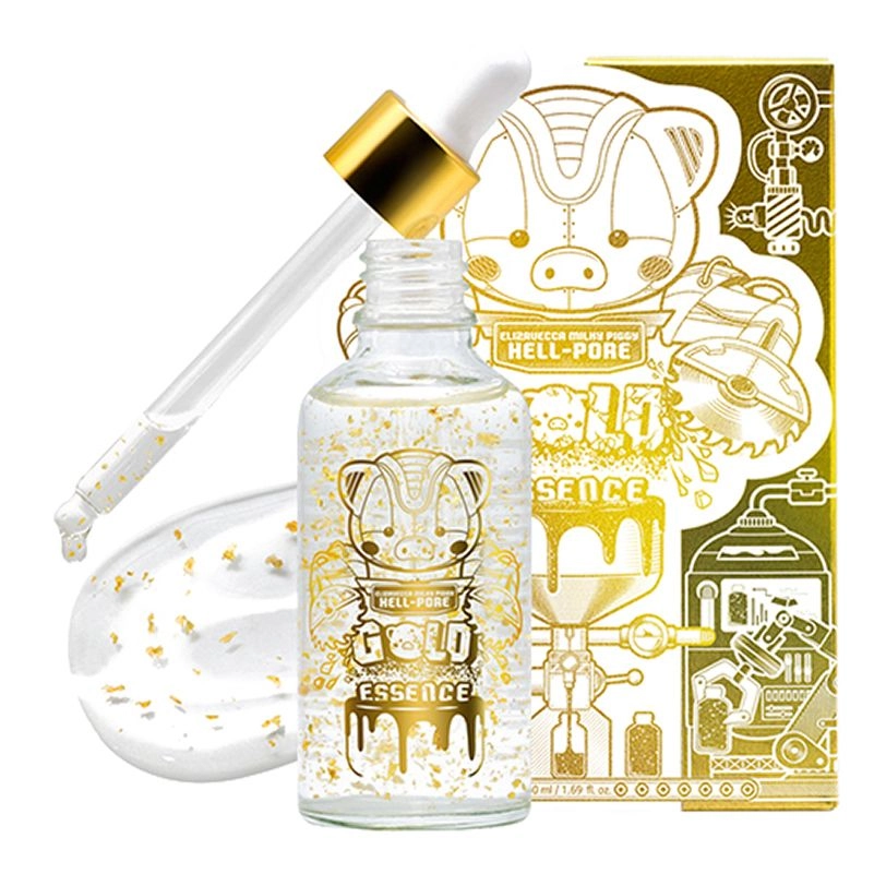 [Elizavecca] Эссенция для лица ЗОЛОТО MILKY PIGGY HELL-PORE GOLD ESSENCE, 50 мл