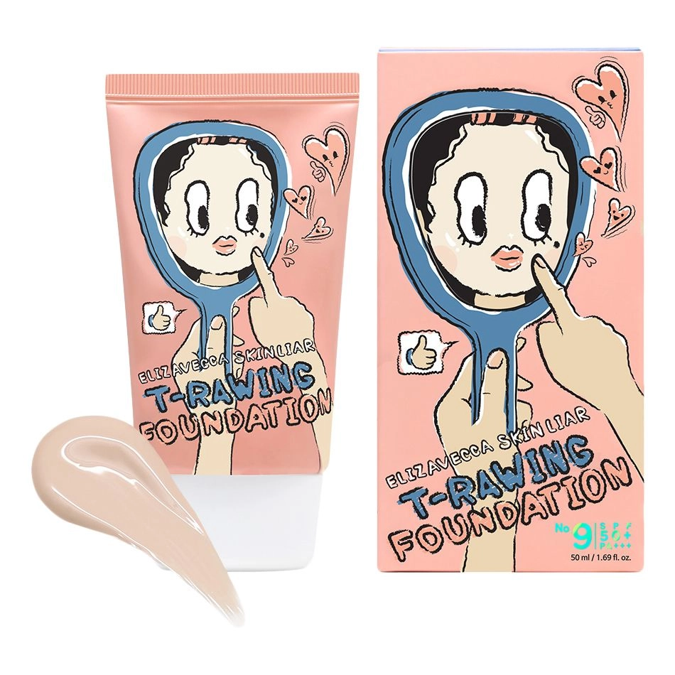 [Elizavecca] Тональный крем Skin Liar T-Rawing Foundation No.9, 50 мл