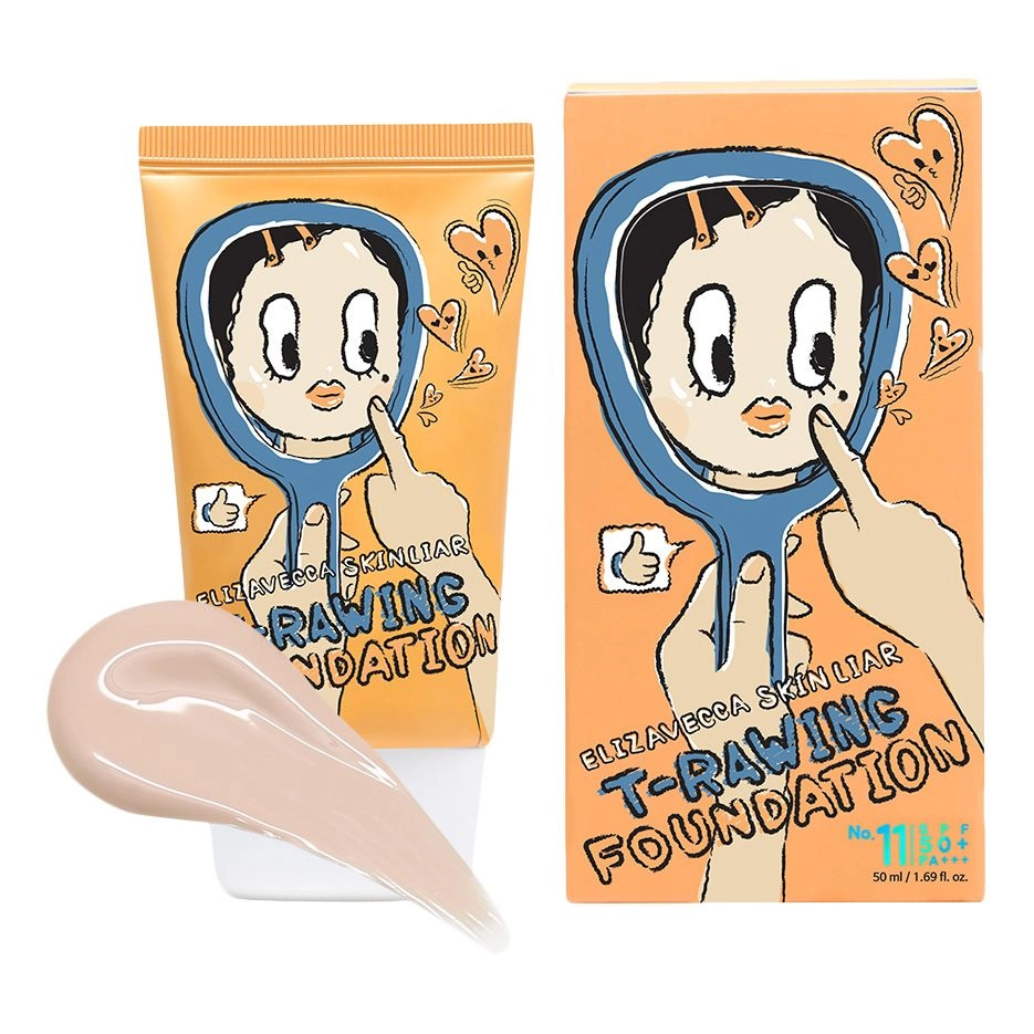 [Elizavecca] Тональный крем Skin Liar T-Rawing Foundation No.11, 50 мл