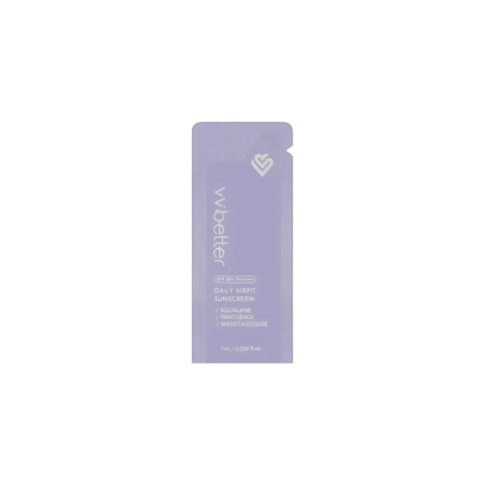 [VVBETTER] ПРОБНИК Солнцезащитный крем увлажняющий легкий DAILY AIRFIT SUNSCREEN SPF50+ PA++++, 1 мл (пробник)